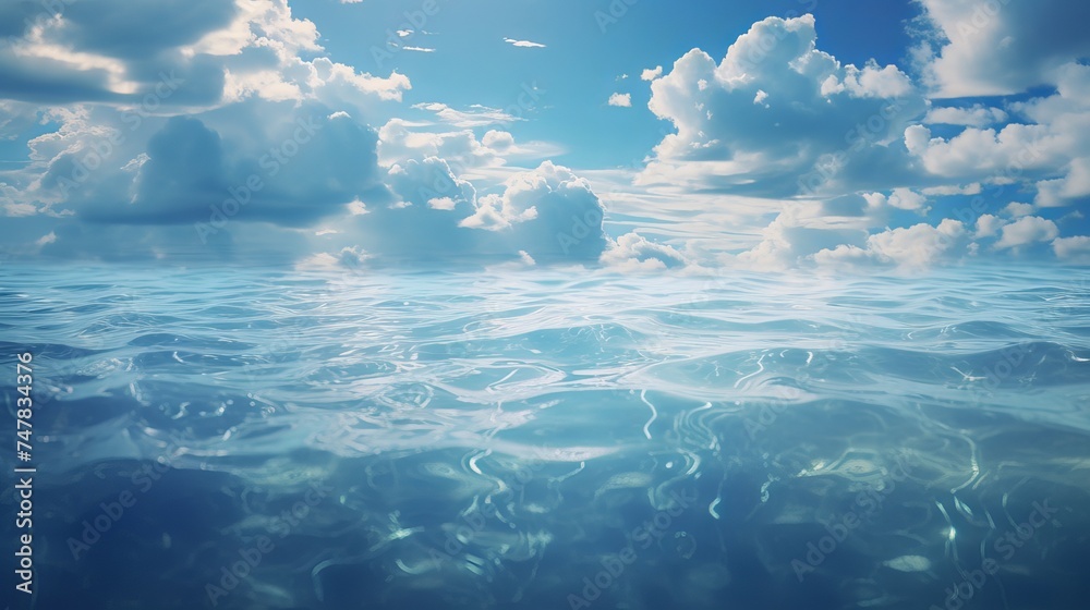 Ripples of Clouds Reflecting in Water, Captured with Canon RF 50mm f/1.2L USM - Serene Nature Scene Ripples of Clouds Reflecting in Water, Captured with Canon RF 50mm f/1.2L USM - Serene Nature Scene