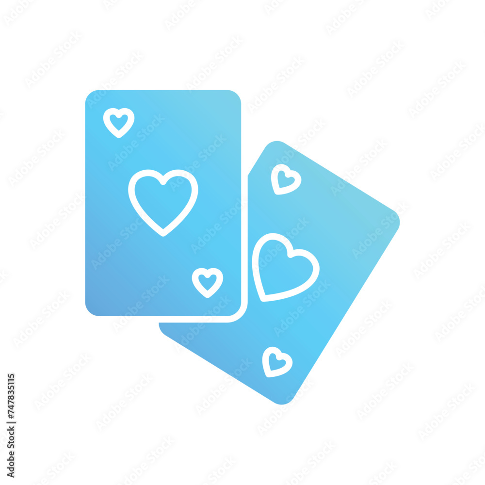 Playing icon vector stock illustration