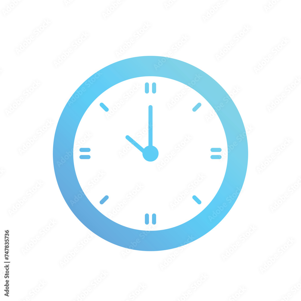 Clock icon vector stock illustration Clock icon vector stock illustration