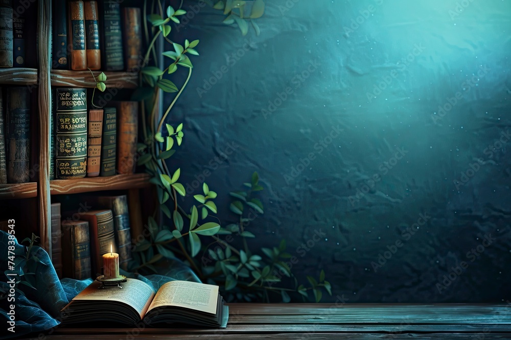World Book day background for banner template - generative ai Stock ...