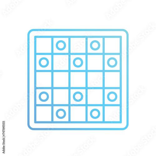 Board game icon vector stock illustration
