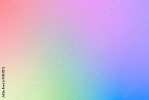 Abstract rainbow colorful smooth bright pastel gradient ombre color blend background, illustration