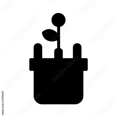 indoor garden plant_ Glyph Icon