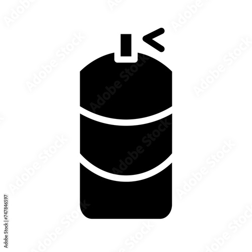 pistol spray wall Glyph Icon