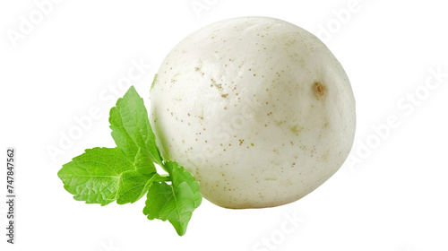 Wholesome Jicama on PNG Transparent background