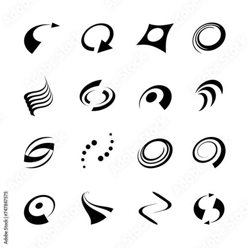 Elements for Logo Design. Set of Abstract Icons.