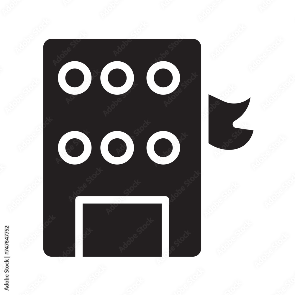 building danger disaster Glyph Icon