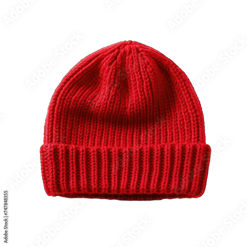 Red knitted png