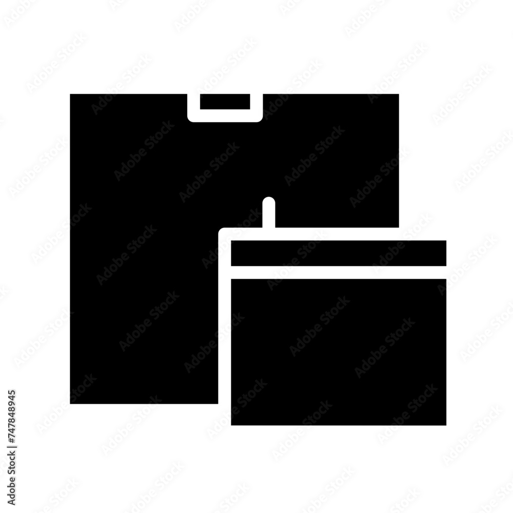 box calendar parcels Glyph Icon box calendar parcels Glyph Icon