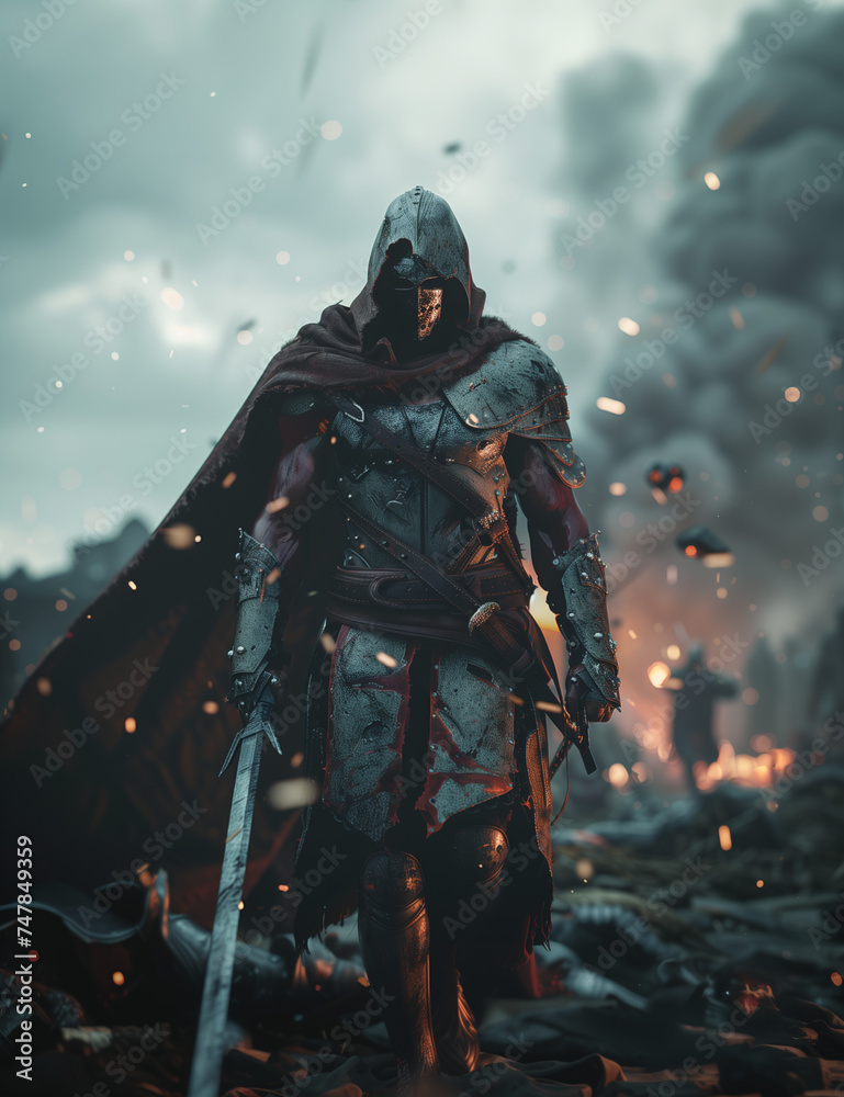 Fototapeta premium RPG DND fantasy character for Dungeons and Dragons, Roleplay, Avatar