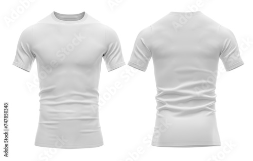 White Color Soccer Jersey  3d rendered for mockup 4K (ID: 747850348)