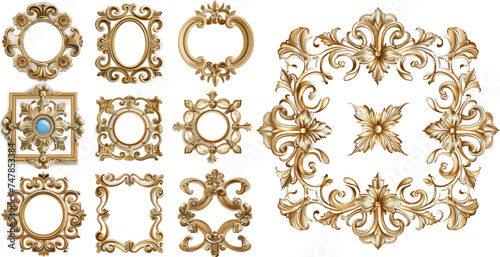 Vector decorative frames