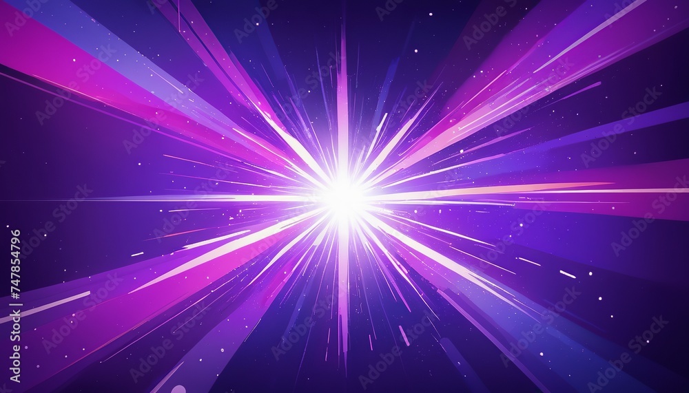 Abstract Violet Explosion: A Starry Background Abstract Violet Explosion: A Starry Background