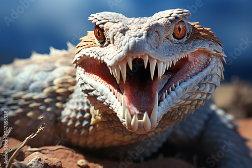 Rattlesnake close up photo