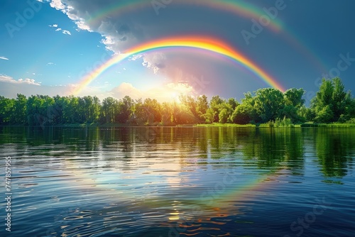 beautiful sky rainbow nature professional photography