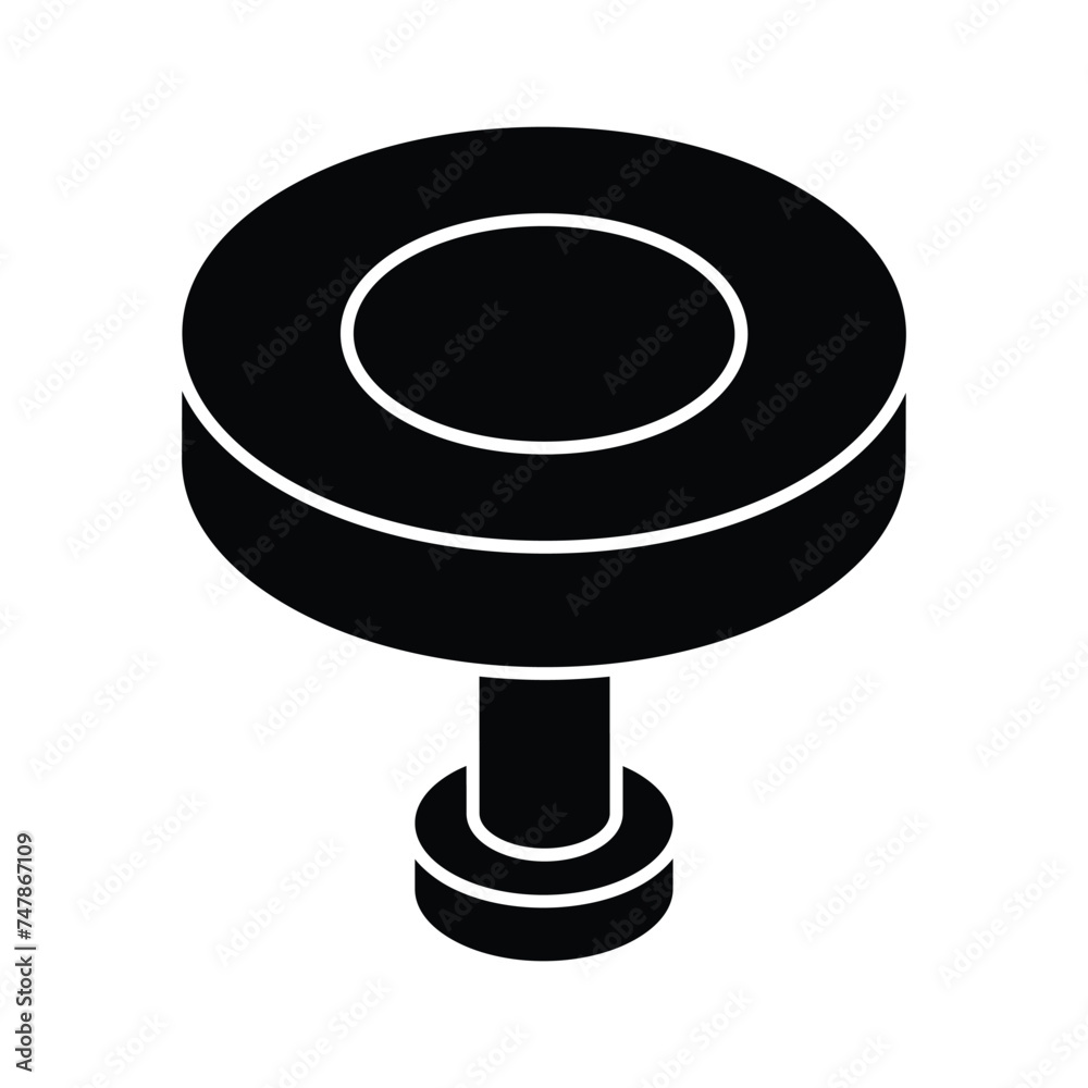 Get this beautifully crafted isometric icon of table, hospital interior, furniture vector Get this beautifully crafted isometric icon of table, hospital interior, furniture vector