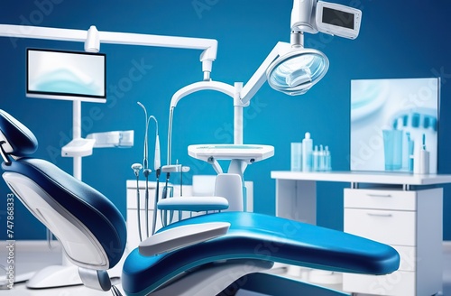 Dental concept healthy equipment tools dental care. dental office