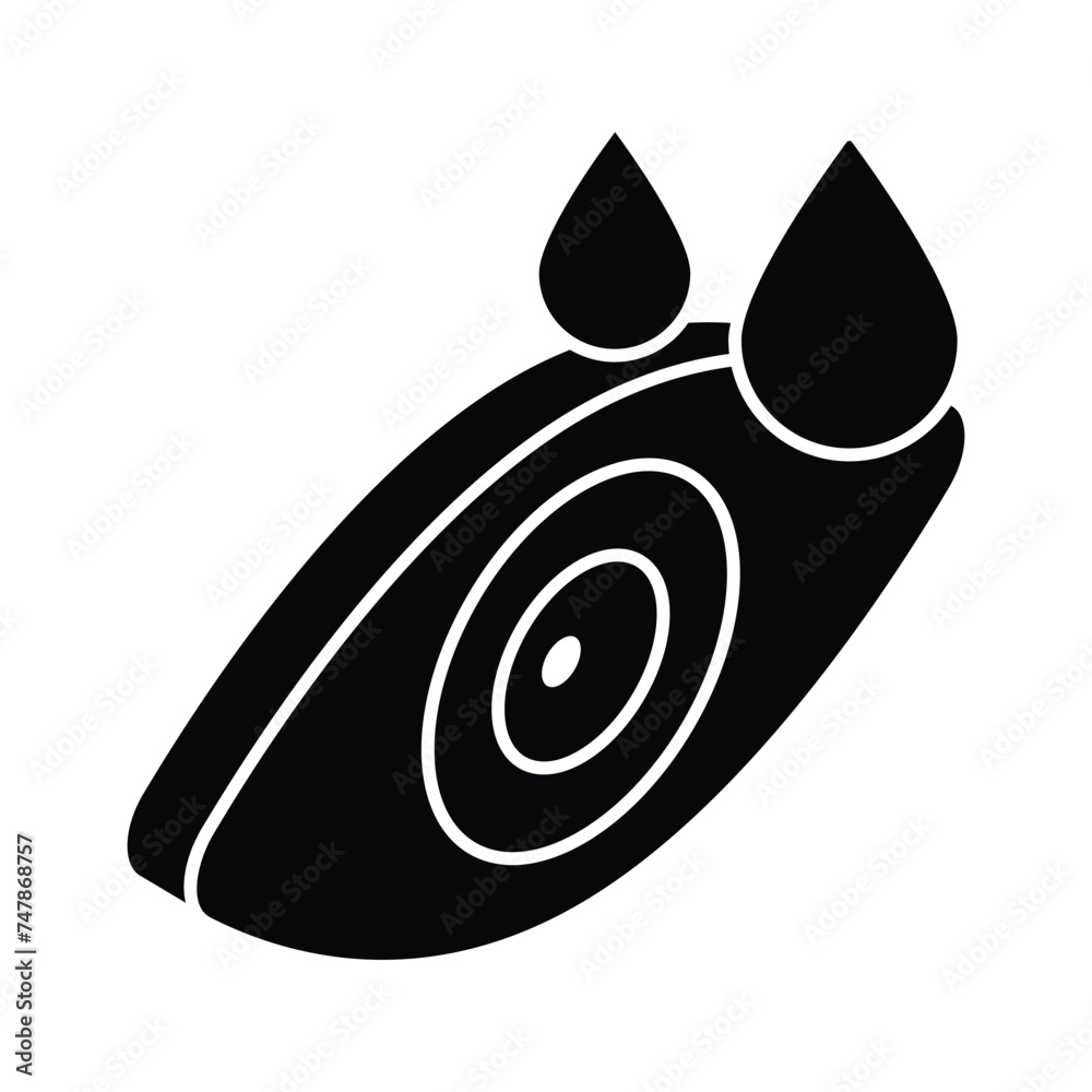 Human eye with drops showing concept isometric icon of eye drops, healthcare vector Human eye with drops showing concept isometric icon of eye drops, healthcare vector
