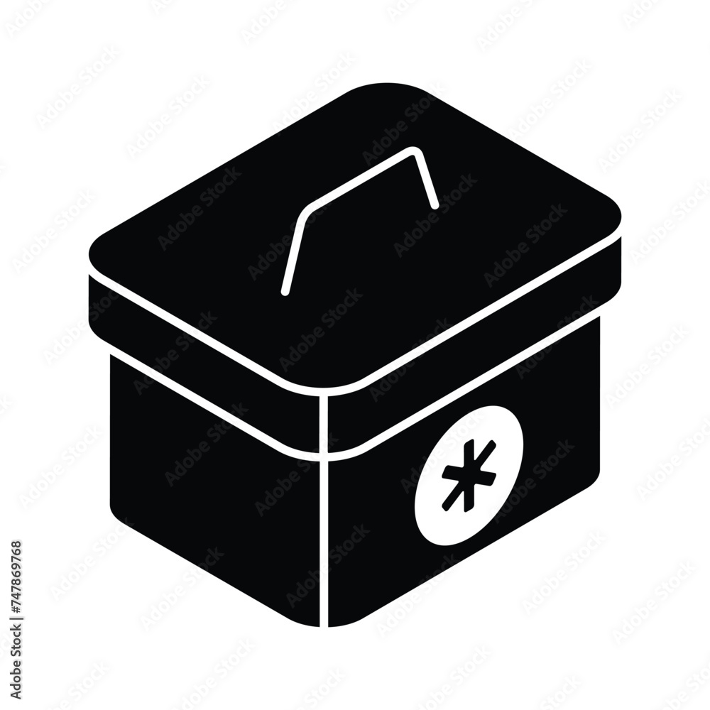 Download this amazing isometric icon of first aid kit, medical box vector design Download this amazing isometric icon of first aid kit, medical box vector design