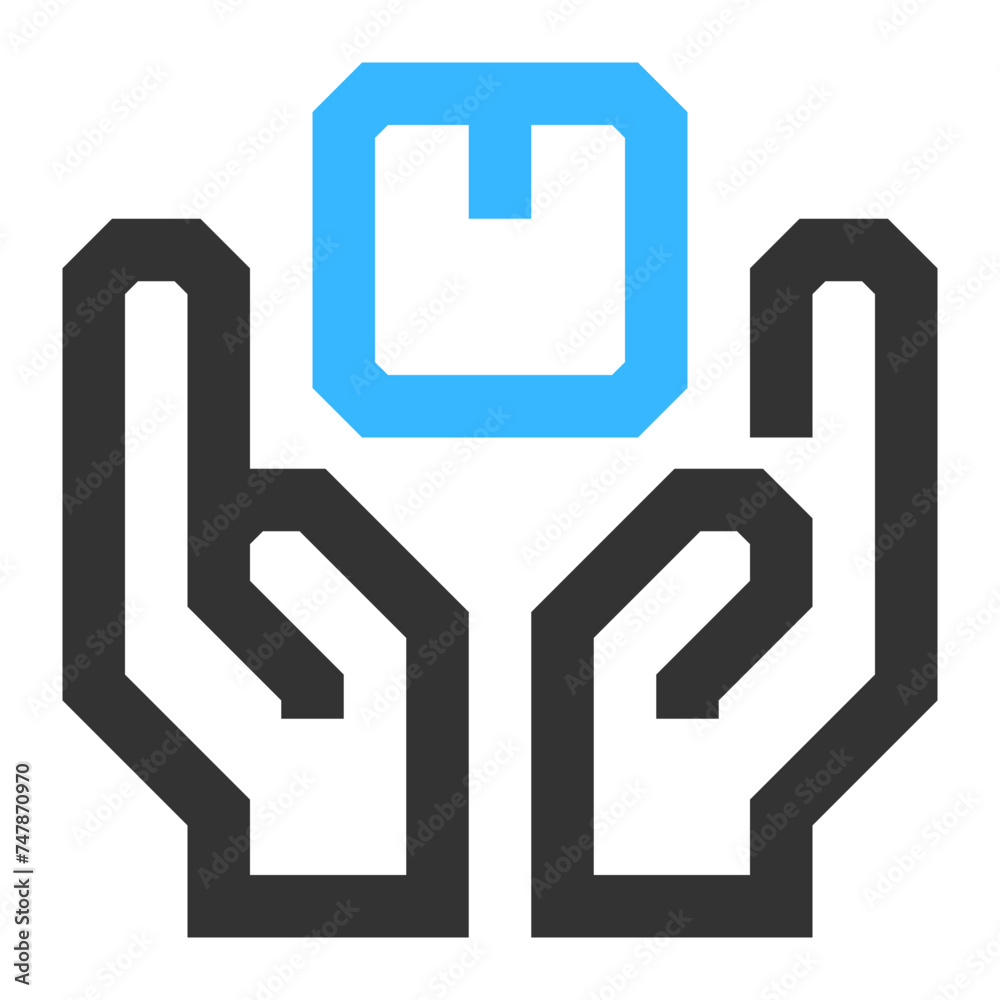 parcel insurance icon illustration parcel insurance icon illustration