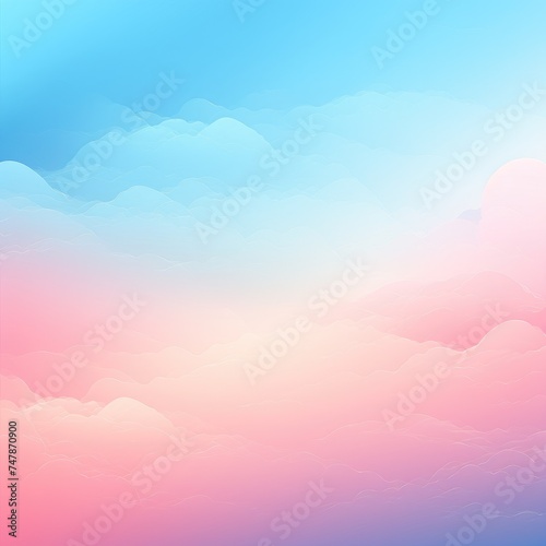 Pink and blue wavy lines background