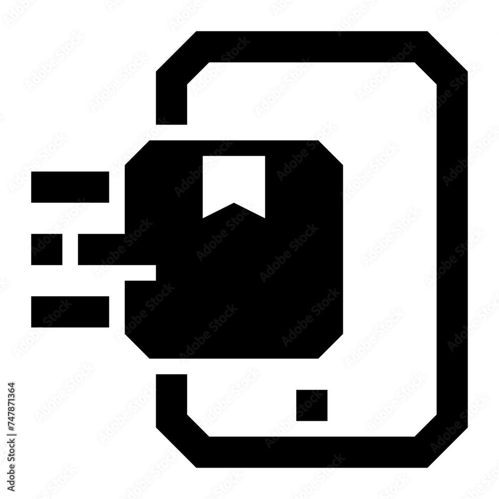 online parcel tracking icon illustration online parcel tracking icon illustration