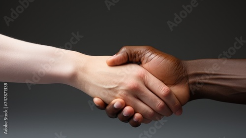 Shaking hands. Multicultural ethnicity concept