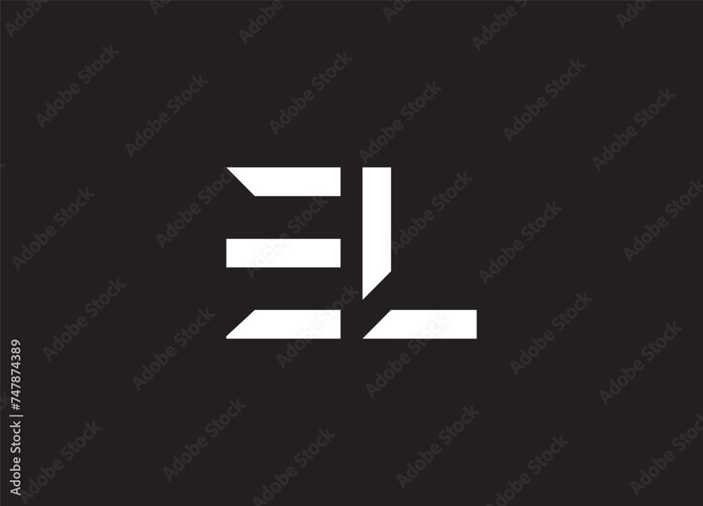 E EC CE LE EL LC CL initial based Alphabet icon logo. E EC CE LE EL LC CL initial based Alphabet icon logo.