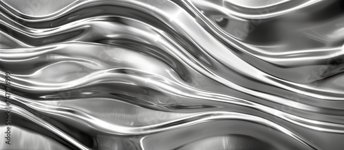 Swirling metallic textures background of liquid metal. Abstract modern composition.
