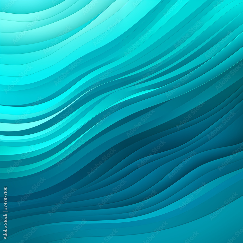 Turquoise Gradient Background