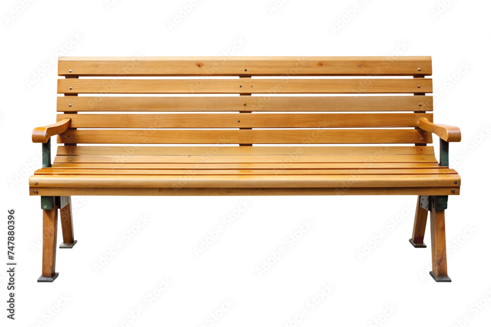 wooden park bench on a transparent background wooden park bench on a transparent background