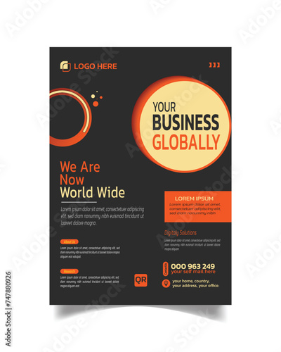 Neat and Clean Business Flyer or Amazing Business Leaflet Creative Business Poster 