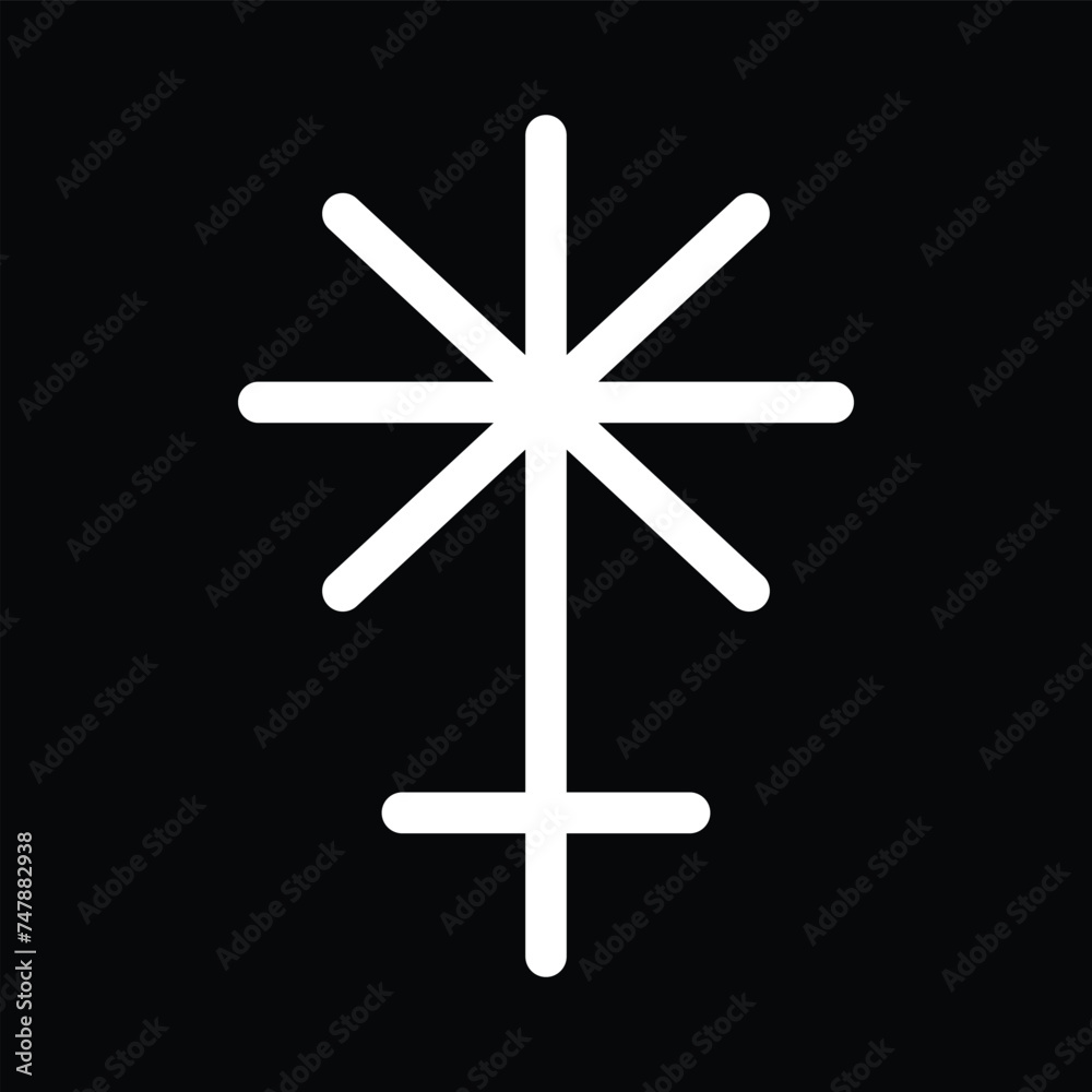 juno astrology symbol. zodiac, astronomy and horoscope sign. isolated vector image in simple style with black background juno astrology symbol. zodiac, astronomy and horoscope sign. isolated vector image in simple style with black background