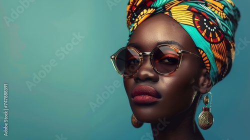 Stylish African young women portrait