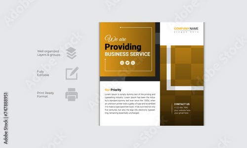 Creative Modern Vector Business Social Media Post Design Template
