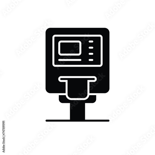 Parking Meter icon vector stock illustration
