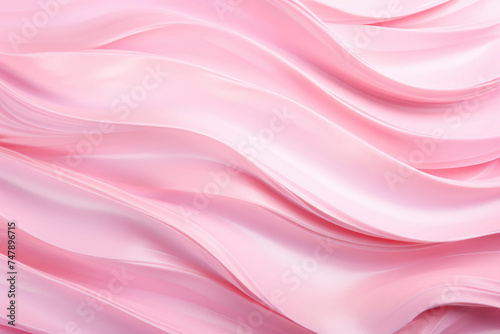 A detailed view of a vibrant pink silk fabric, showcasing its smooth texture and subtle sheen. The fabric is delicately woven, reflecting light beautifully.