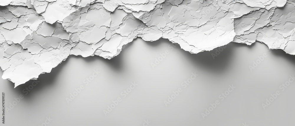 Printed White Paper Texture. The texture can be used as a background for any text or content.