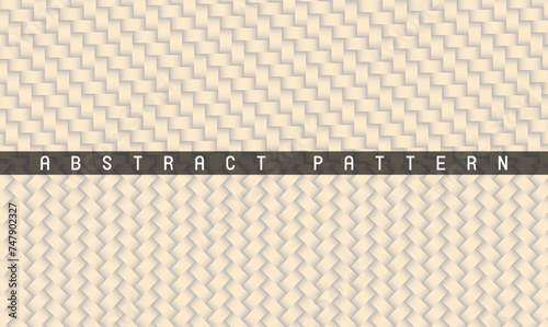 Abstract greyish brown vector weaving seamless pattern background. Tile pattern. Brick pattern. Used as wallpapers, backgrounds. Editable. EPS 10.