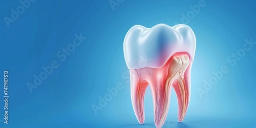 Toothache, Pain and Sensitive Tooth. Dental illness Symbolizing of Dental Care, Tooth Decay, Oral Health, Tooth caries