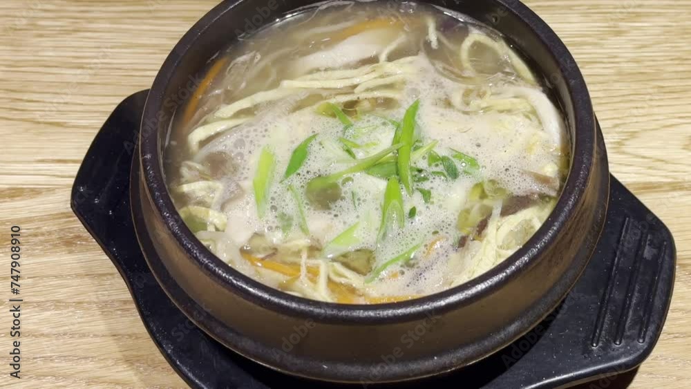 dishes of traditional national cuisine in the restaurant