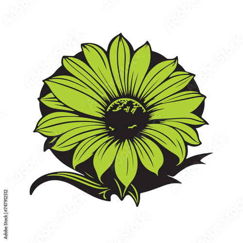 flower on green