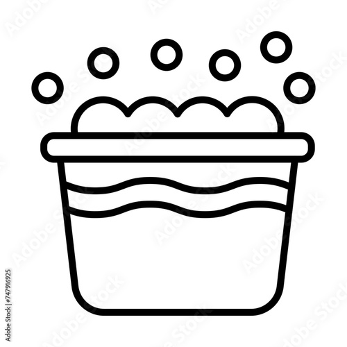 Soak line icon