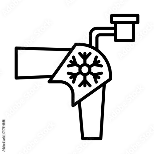 Cold Therapy line icon