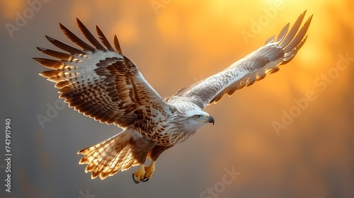 eagle against a dramatic sky © Sagar