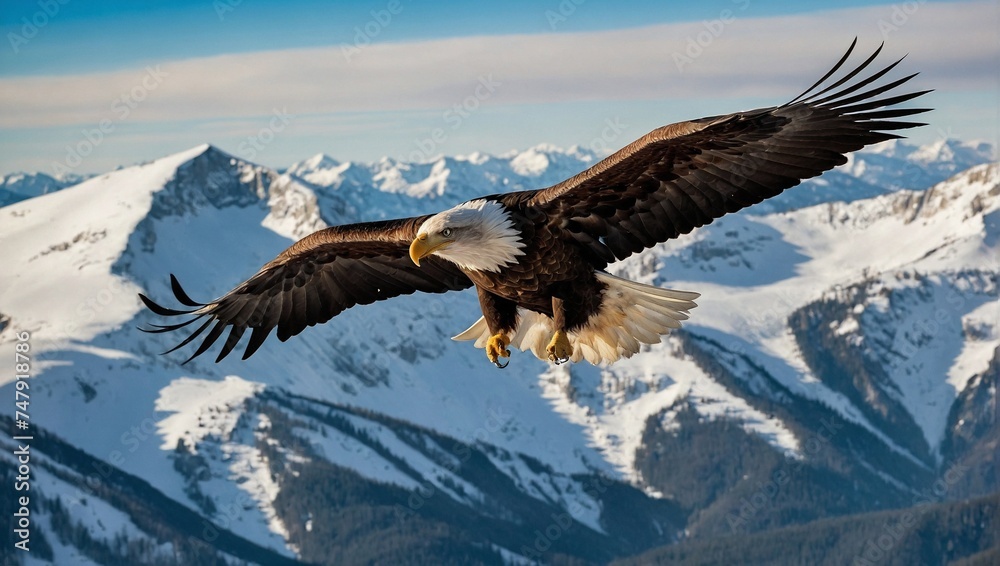 Obraz premium american bald eagle