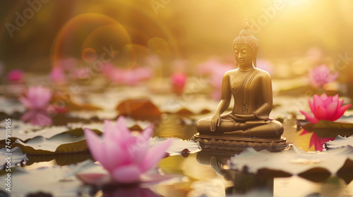 Lotus flower for worship the Buddha Thailand sym