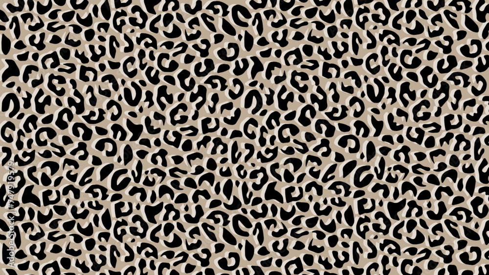 Leopard skin fur texture brown background Leopard skin fur texture brown background