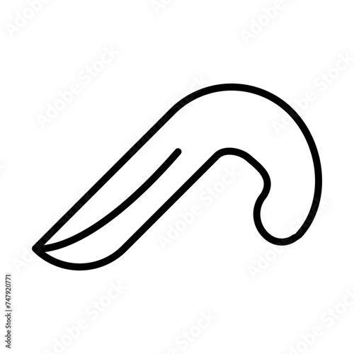 Shoehorns line icon