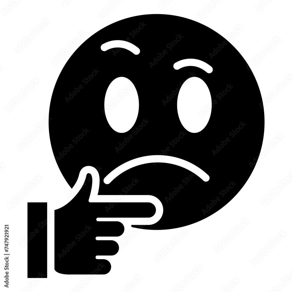 Fototapeta premium Ponder & Paint glyph icon